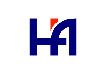 H A, HA Initial Letter Logo design vector template, Graphic Alphabet Symbol for Corporate Business Identity