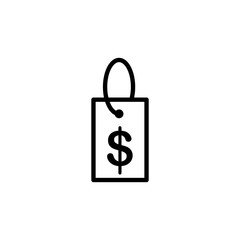 Vector illustration, price tag icon design