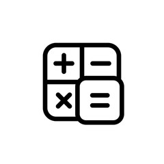 Vector illustration, calculator icon design