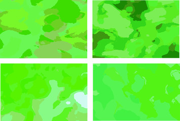 Camouflage forest pattern background, seamless vector wallpaper
