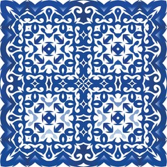 The traditional ornate motive in ceramic tile.