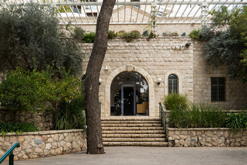 At Ticho House in Jerusalem