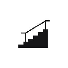 Stairs icon design isolated on white background