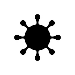 virus or bacteria flat icon vector