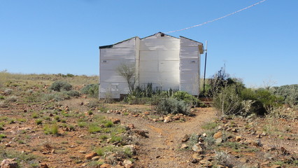 Fototapeta na wymiar Outback Australian Toilet