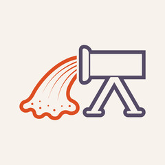 concrete pouring icon