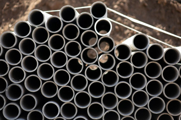 Concrete drainage pipes for industrial construction of buildings. For road construction.