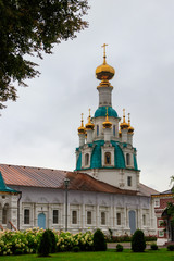 Church of the Savior Miraculous with hospital wards in Vvedensky Tolga convent in Yaroslavl, Russia