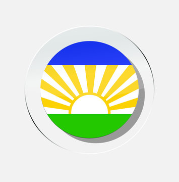 Lebowa country flag circle icon with a white background