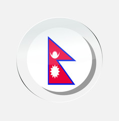 circle flag of nepal country flag with a white background