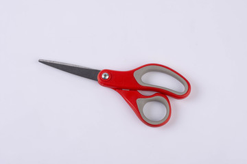 Scissors are used for cutting isolated on white background