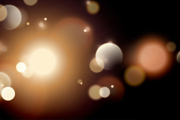 Glittering golden bokeh background