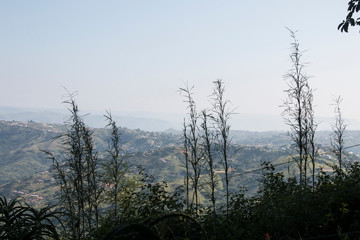 View of Valley of 1000 Hills in Kwazulu-Natal