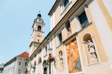 Ljubljana Cathedral St. Nicholas's Church in Ljubljana, Slovenia