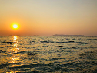 Amazing Thailand Ocean Sunset