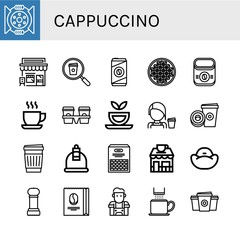 cappuccino icon set