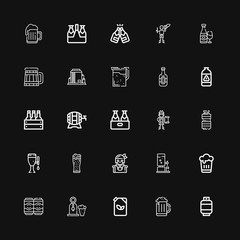 Editable 25 barrel icons for web and mobile