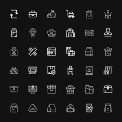 Editable 36 pack icons for web and mobile