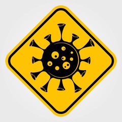 Coronavirus sign. Stop 2019-nCoV virus. Vector illustration.
