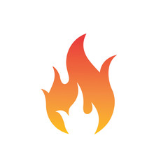 Fire flame vector illustration design template