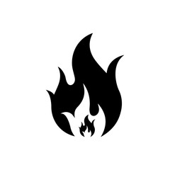 Fire flame vector illustration design template