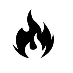 Fire flame vector illustration design template