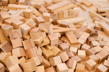 積み木　ブロック　木材　木片　DIY　素材