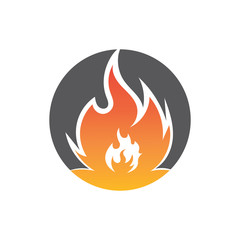 Fire flame vector illustration design template