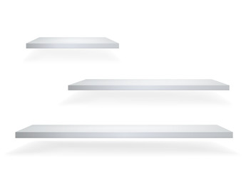 Realistic modern design Stand 3d effect clean blank shelf08