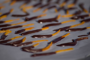 Ecorces d'oranges confites