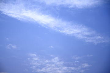 blue sky and cloud for background, wallpaper, wall art, creative design