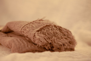  Pastel colored fabric, soft and pleasant to the touch.