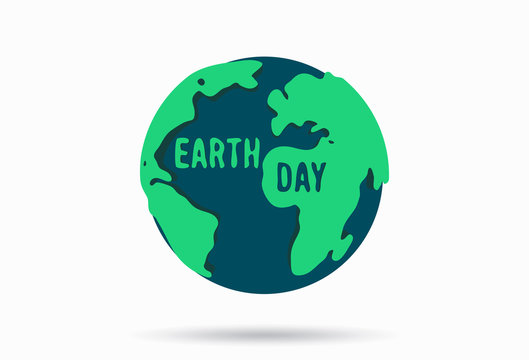 World health day. Planet Earth. Hand drawn illustration. Vector background