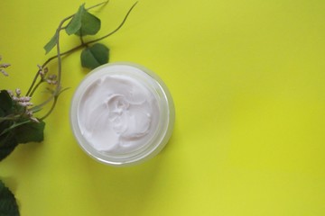 Obraz na płótnie Canvas facial cream product 