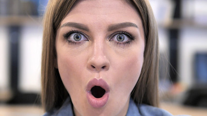 Close Up of Wondering Young Girl in Shock