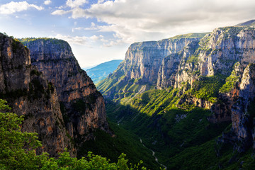 Amazing Vikos canyon, Greece