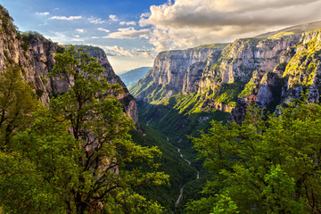 Amazing Vikos canyon, Greece