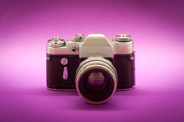 Old soviet film camera