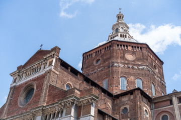 Fototapeta na wymiar Cathedral of Pavia, Lombardy, Italy