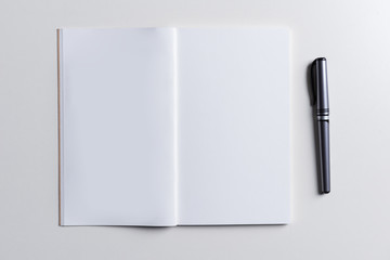 Computers and office supplies on office desks