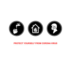 Infographics on how to protect yourself from coronavirus.