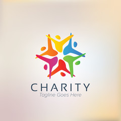 Logo Template for Charity or Philanthropies