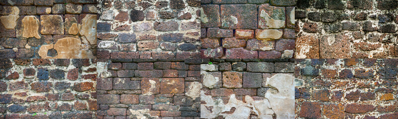 Old antique brick wall texture