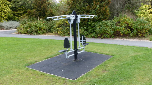 Gym Equipment in the park - outside workout
