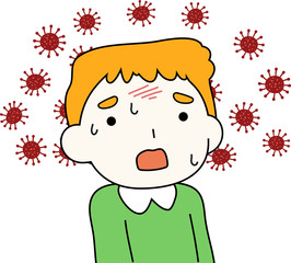 White Men infected with the new coronavirus