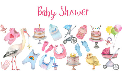 Baby shower banner