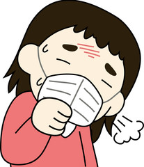 woman infected with the new coronavirus