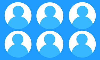 Six Users, People Team Illustration