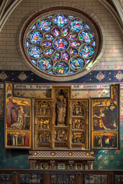 St Joseph retable - Cathedral of Our Lady - Antwerp - Belgium