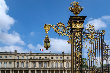 Fototapeta na wymiar Gates of Palais du Government - Nancy - France